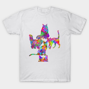 Collection of Colorful Cats T-Shirt